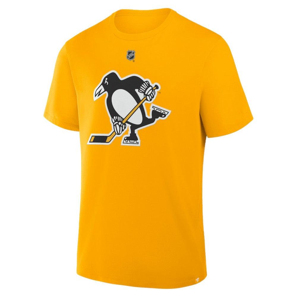 NHL Evgeni Malkin Pittsburgh Penguins Fanatics Authentic Stack Name & Number T-Shirt - Gold