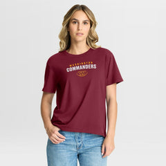Washington Commanders Women's Fade Legacy T-Shirt Burgundy