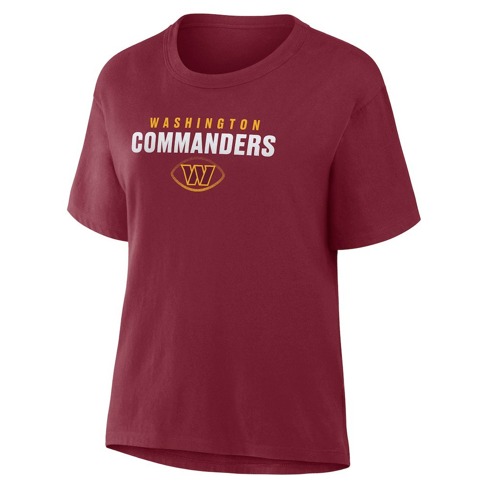 Washington Commanders Women's Fade Legacy T-Shirt Burgundy