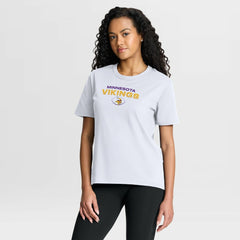 Minnesota Vikings Women's Fade Legacy T-Shirt White