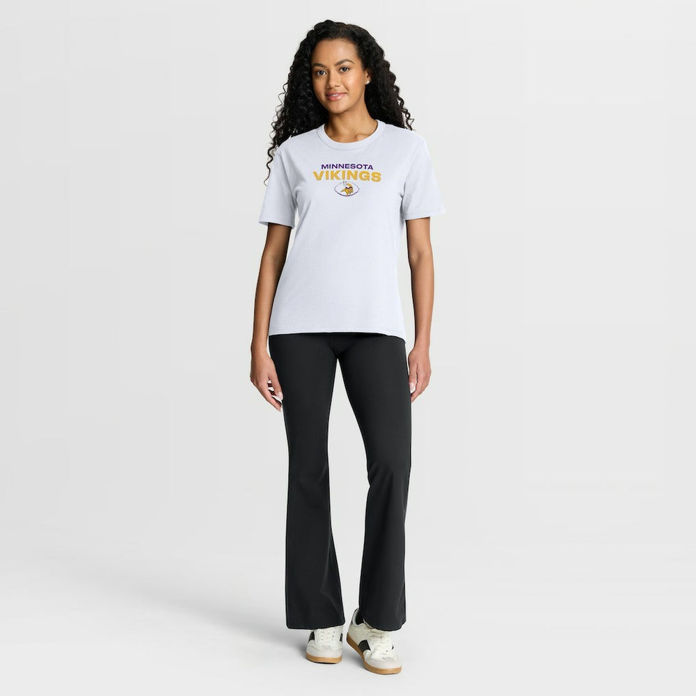 Minnesota Vikings Women's Fade Legacy T-Shirt White