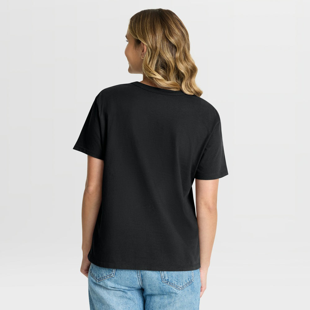 Detroit Lions Women's Fade Legacy T-Shirt Black