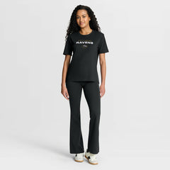 Baltimore Ravens Women's Fade Legacy T-Shirt Black
