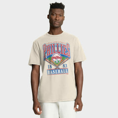 Philadelphia Phillies Fanatics Stadium Slub T-Shirt - Tan T-shirts
