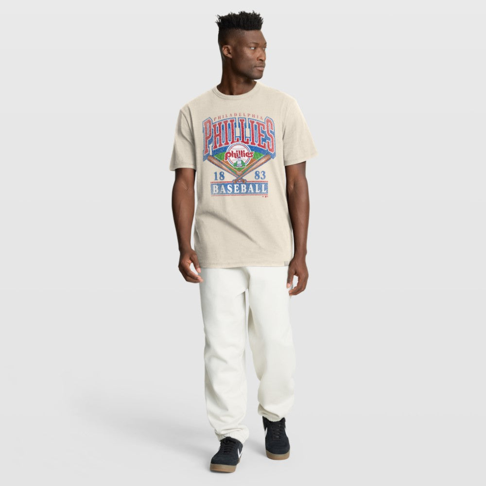 Philadelphia Phillies Fanatics Stadium Slub T-Shirt - Tan T-shirts