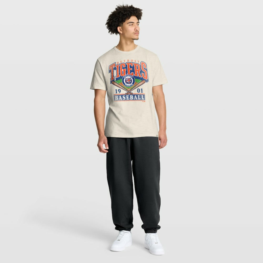 Detroit Tigers Fanatics Stadium Slub T-Shirt - Tan T-shirts