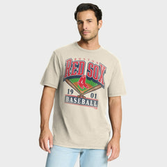 Boston Red Sox Fanatics Stadium Slub T-Shirt - Tan T-shirts