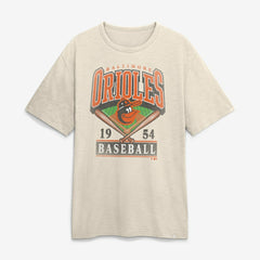 Baltimore Orioles Fanatics Stadium Slub T-Shirt - Tan T-shirts