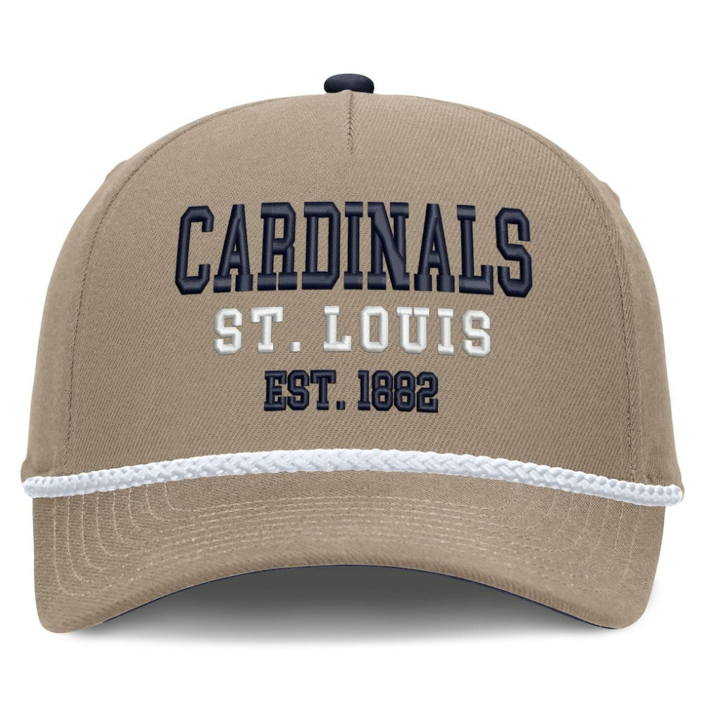 St. Louis Cardinals Nike Father's Day Rope Rise Adjustable Hat - Khaki Hats