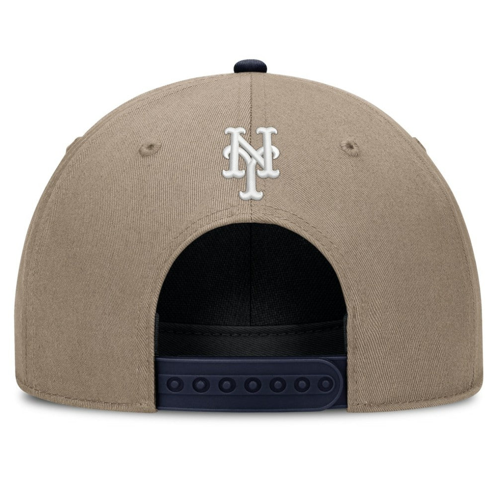 New York Mets Nike Father's Day Rope Rise Adjustable Hat - Khaki Hats