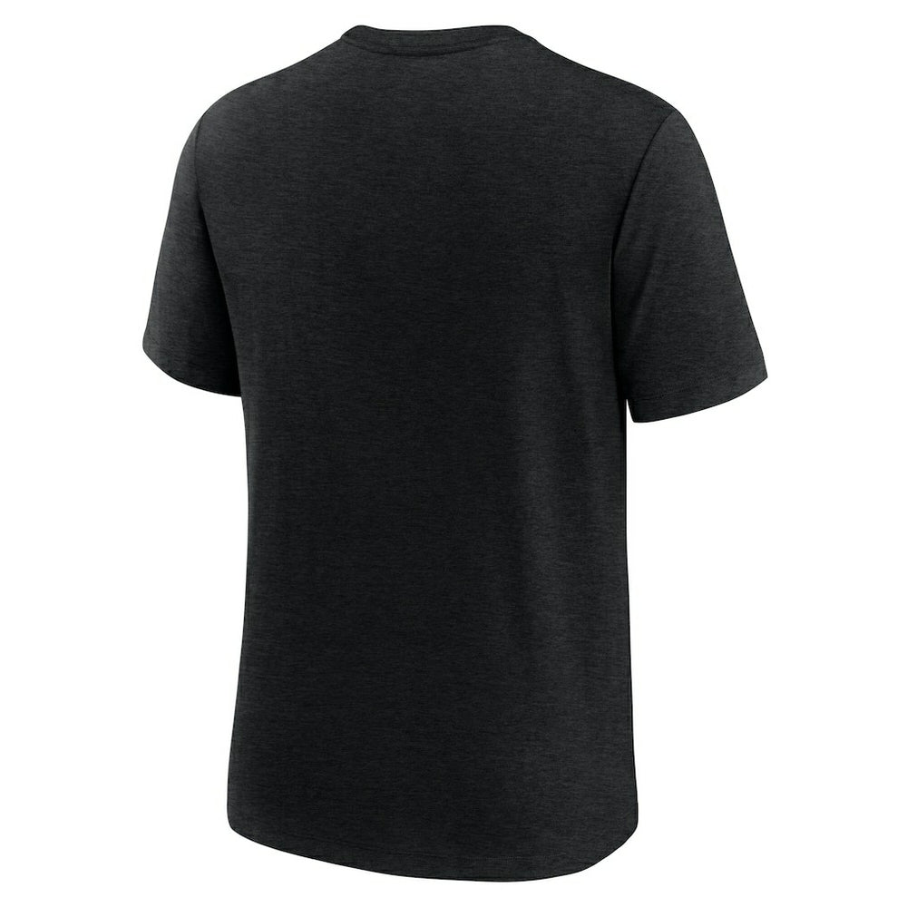 Christian McCaffrey San Francisco 49ers Player Graphic T-Shirt Heather Black