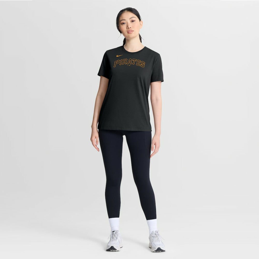 Pittsburgh Pirates Nike Women's Wordmark T-Shirt - Black T-shirts