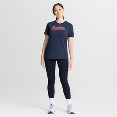 Cleveland Guardians Nike Women's Wordmark T-Shirt - Navy T-shirts