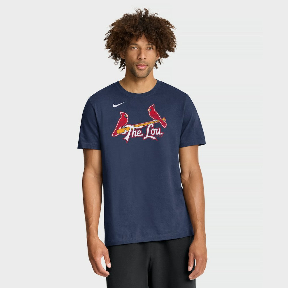St. Louis Cardinals Nike City Connect Large Logo T-Shirt - Navy T-shirts