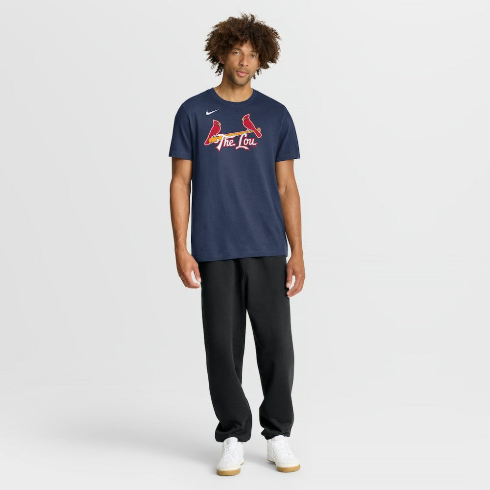 St. Louis Cardinals Nike City Connect Large Logo T-Shirt - Navy T-shirts