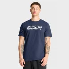 Detroit Tigers Nike City Connect Large Logo T-Shirt - Navy T-shirts