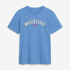 Chicago Cubs Nike City Connect Large Logo T-Shirt - Light Blue T-shirts
