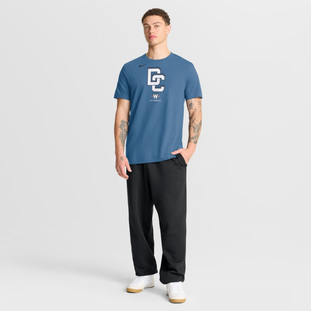 Washington Nationals Nike City Connect Large Logo T-Shirt - Navy T-shirts
