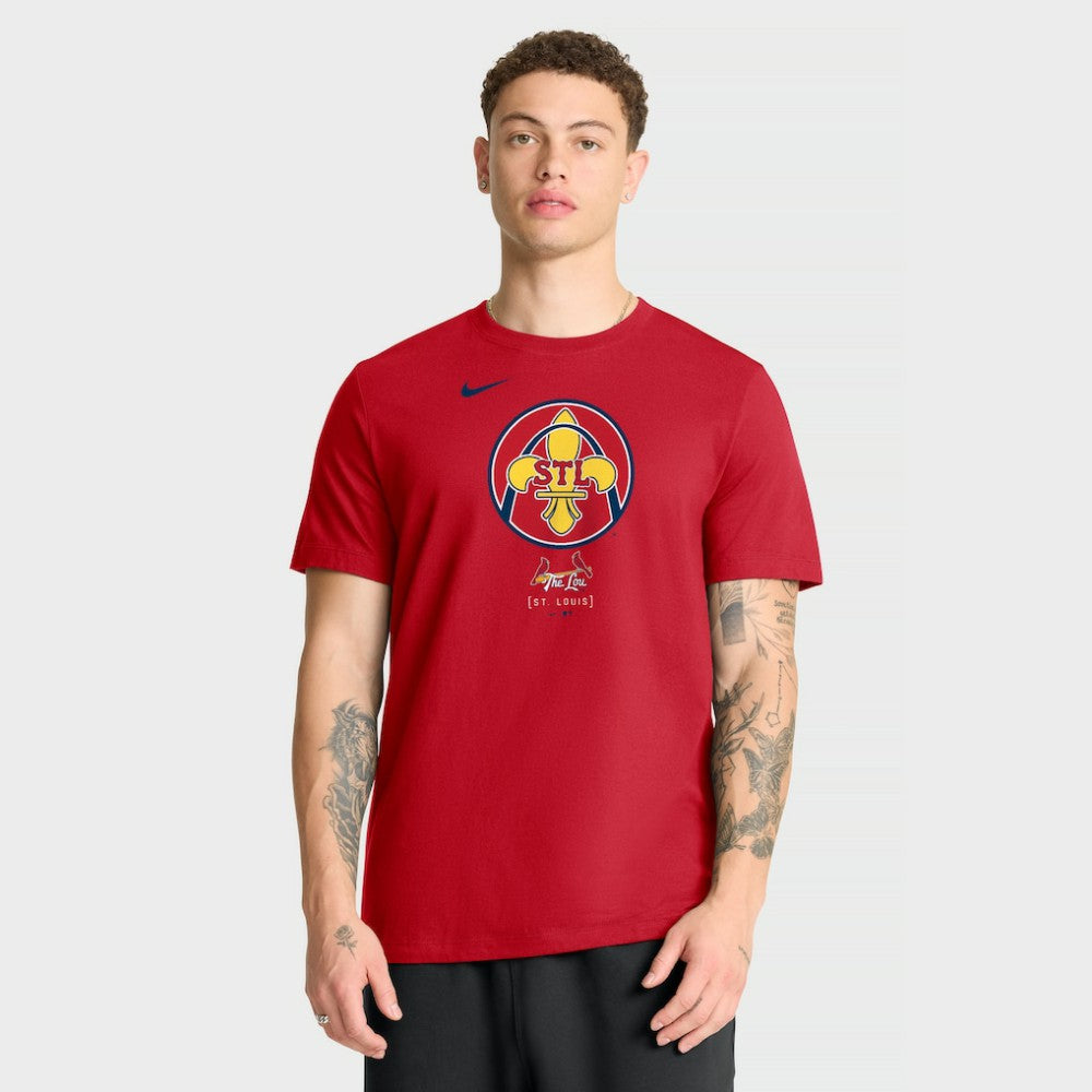 St. Louis Cardinals Nike City Connect Wordmark T-Shirt - Red T-shirts