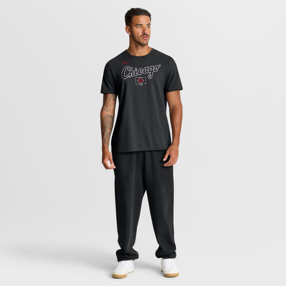 Chicago White Sox Nike City Connect Wordmark T-Shirt - Black T-shirts