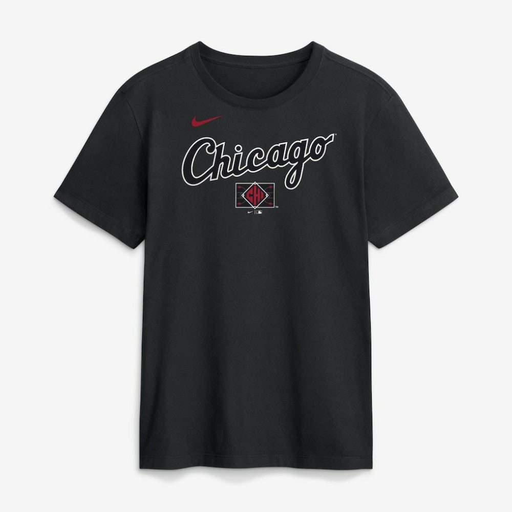 Chicago White Sox Nike City Connect Wordmark T-Shirt - Black T-shirts