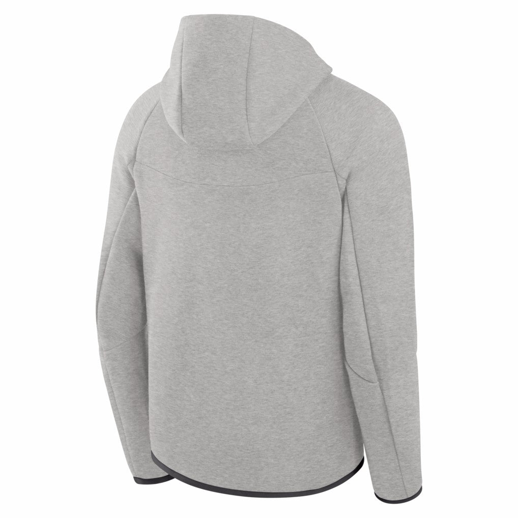 Kansas City Chiefs Tech Fleece Raglan Full-Zip Windrunner Hoodie Heather Gray