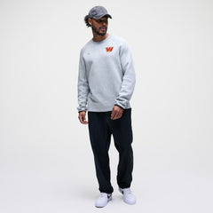 Washington Commanders Tech Fleece Raglan Sweatshirt Heather Gray