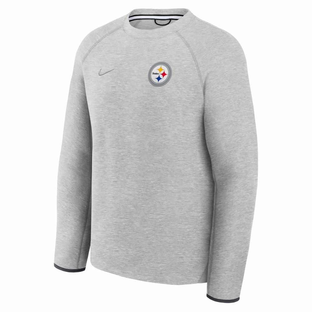 Pittsburgh Steelers Tech Fleece Raglan Sweatshirt Heather Gray