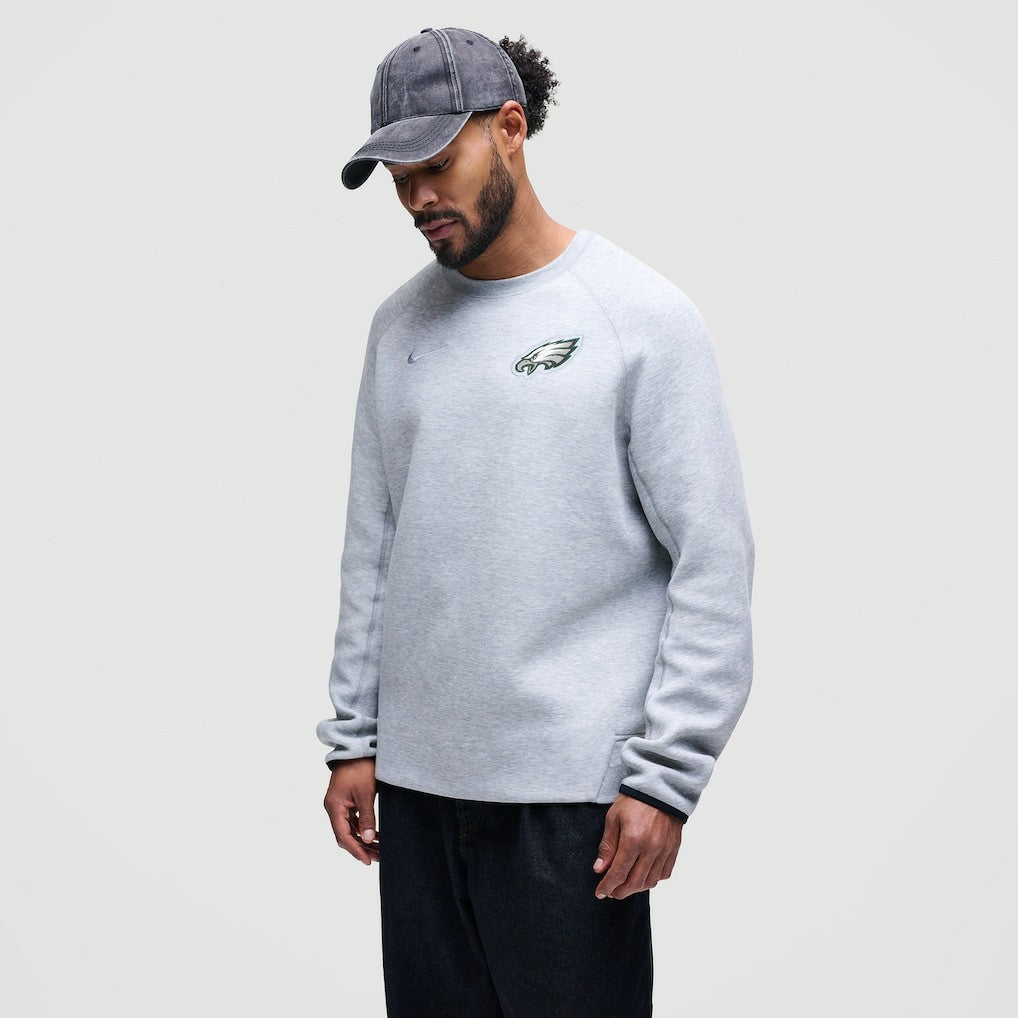 Philadelphia Eagles Tech Fleece Raglan Sweatshirt Heather Gray