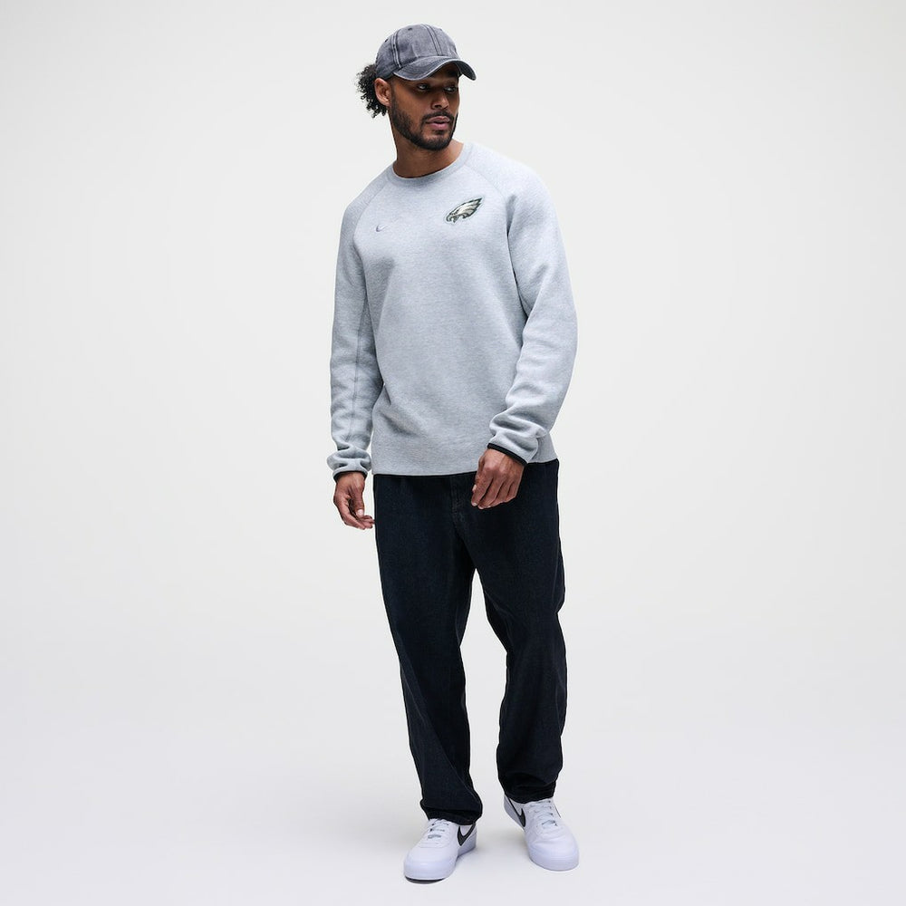 Philadelphia Eagles Tech Fleece Raglan Sweatshirt Heather Gray