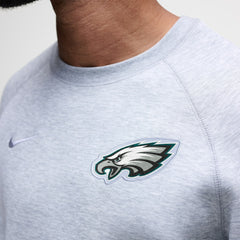 Philadelphia Eagles Tech Fleece Raglan Sweatshirt Heather Gray