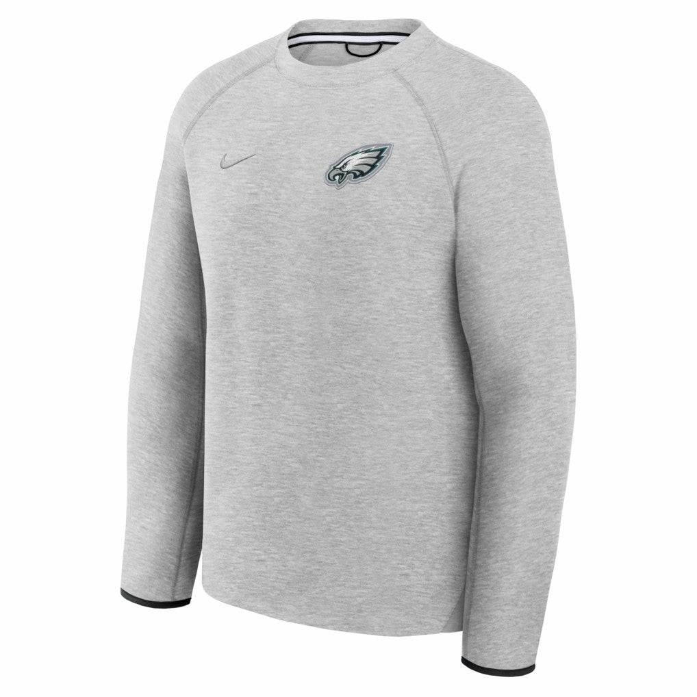 Philadelphia Eagles Tech Fleece Raglan Sweatshirt Heather Gray