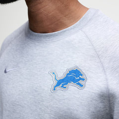 Detroit Lions Tech Fleece Raglan Sweatshirt Heather Gray