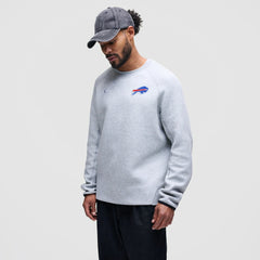 Buffalo Bills Tech Fleece Raglan Sweatshirt Heather Gray