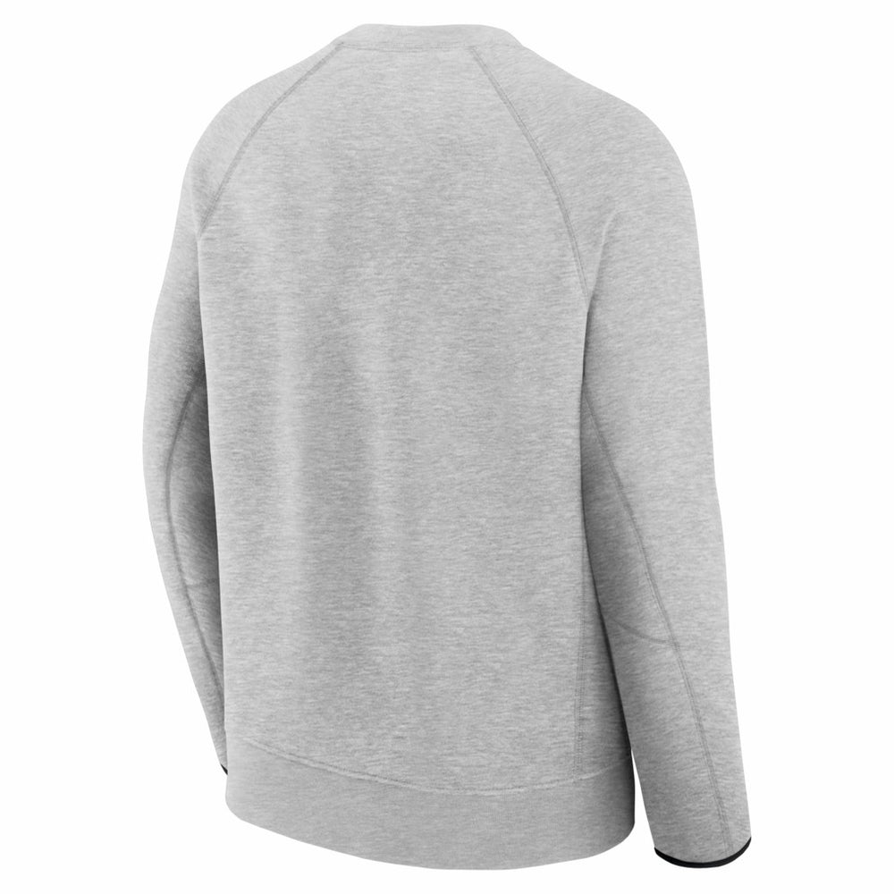 Buffalo Bills Tech Fleece Raglan Sweatshirt Heather Gray