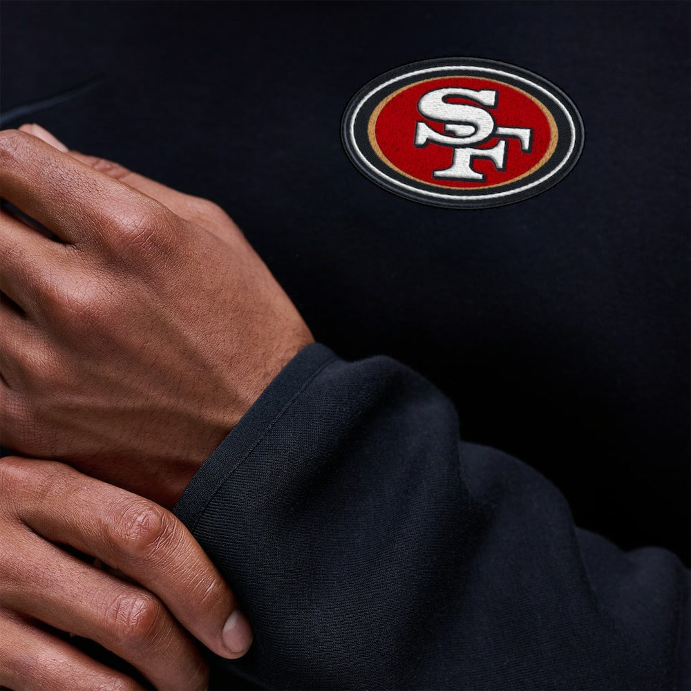 San Francisco 49ers Tech Fleece Raglan Sweatshirt Black
