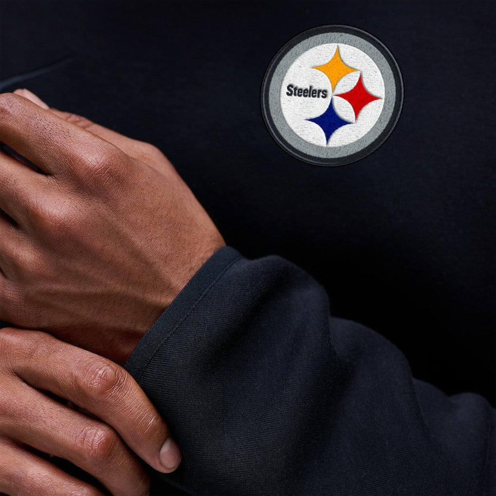 Pittsburgh Steelers Tech Fleece Raglan Sweatshirt Black