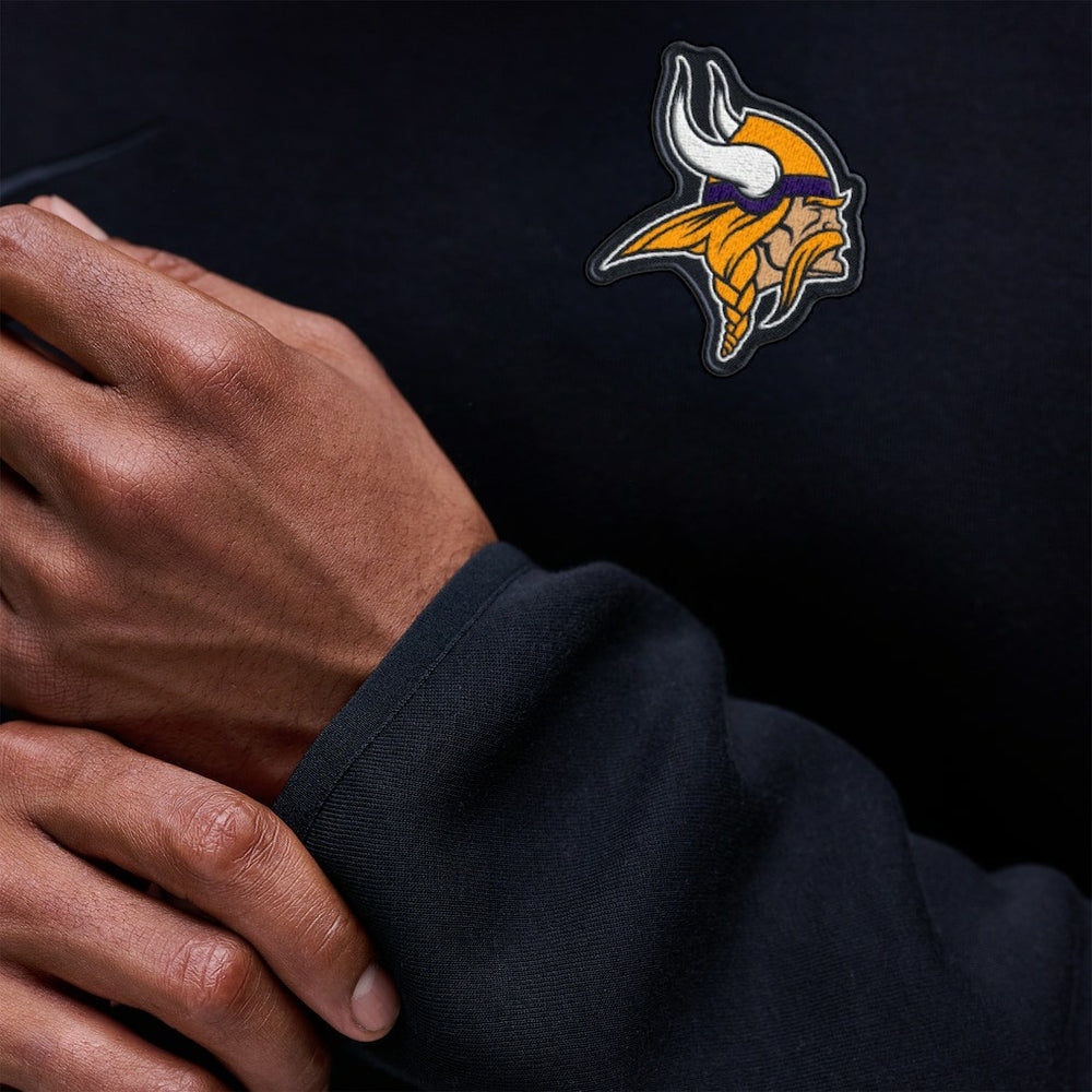 Minnesota Vikings Tech Fleece Raglan Sweatshirt Black