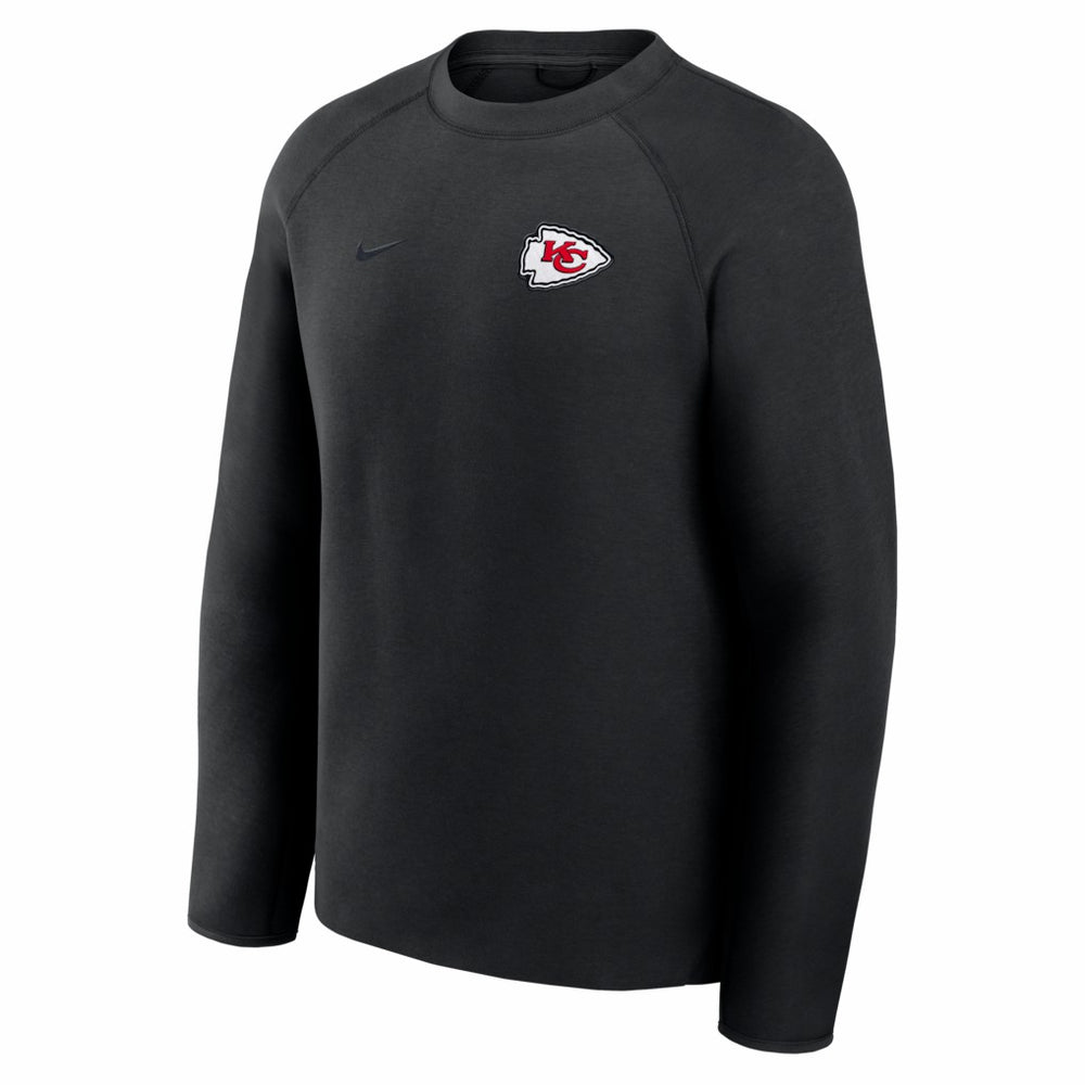 Kansas City Chiefs Tech Fleece Raglan Sweatshirt Black