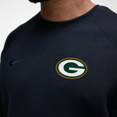 Green Bay Packers Tech Fleece Raglan Sweatshirt Black