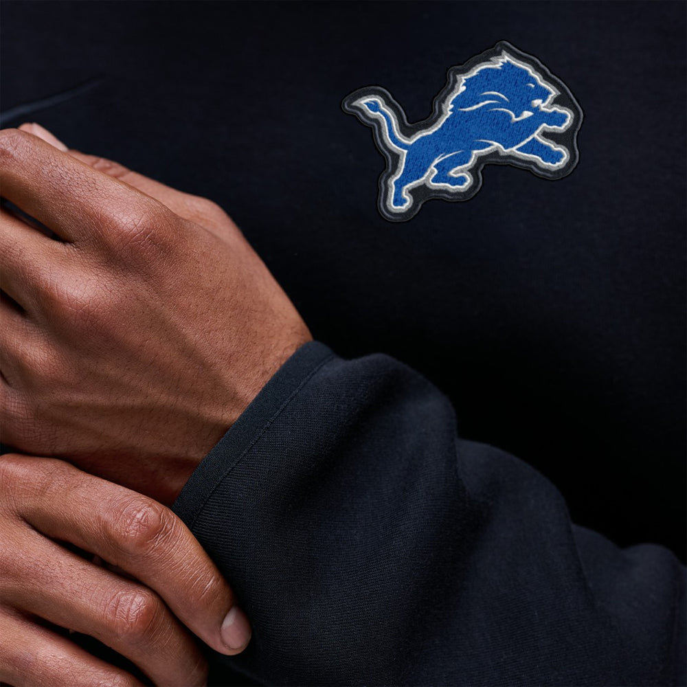 Detroit Lions Tech Fleece Raglan Sweatshirt Black