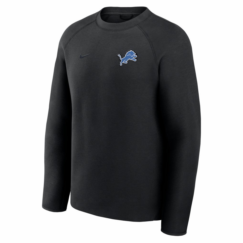 Detroit Lions Tech Fleece Raglan Sweatshirt Black