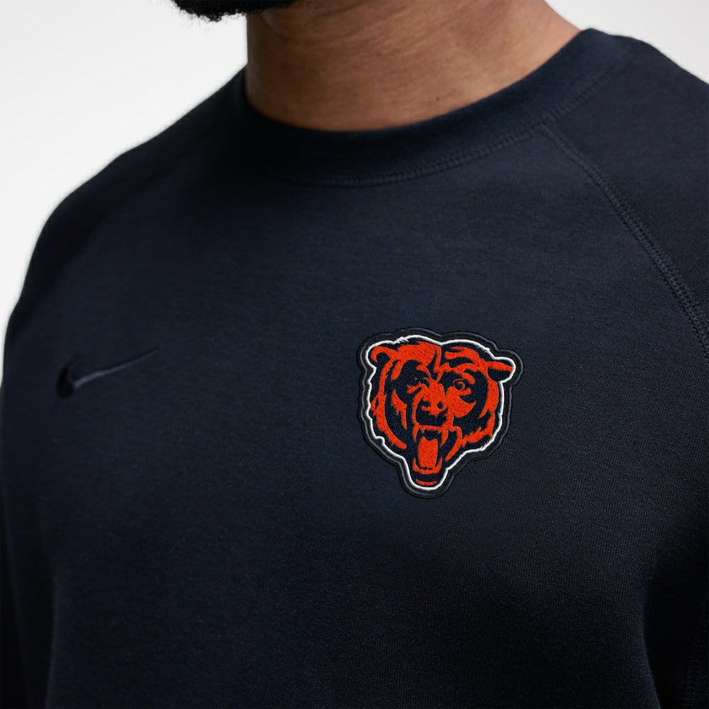 Chicago Bears Tech Fleece Raglan Sweatshirt Black