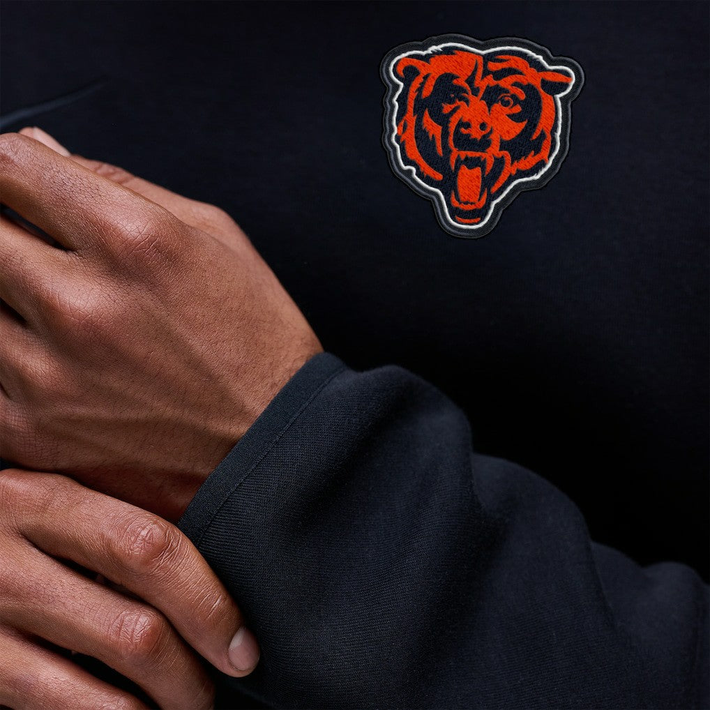 Chicago Bears Tech Fleece Raglan Sweatshirt Black