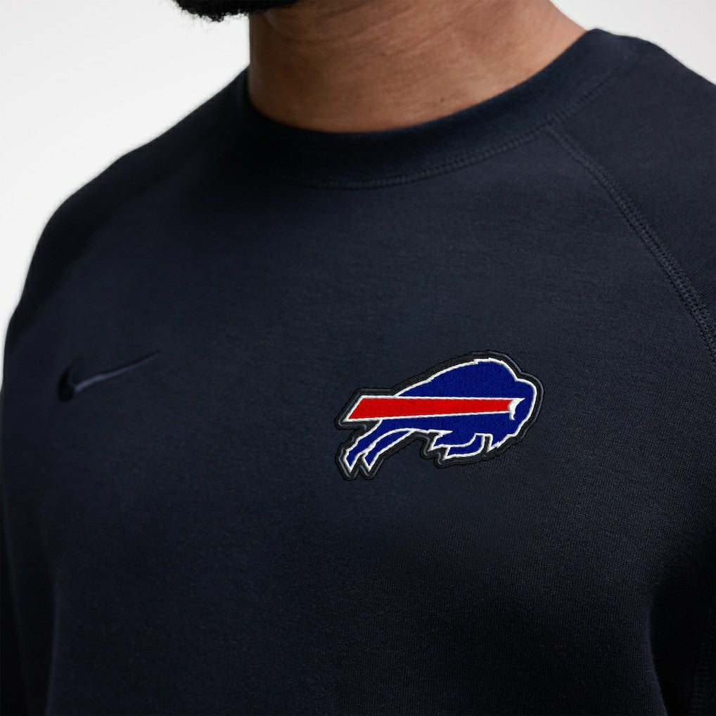 Buffalo Bills Tech Fleece Raglan Sweatshirt Black