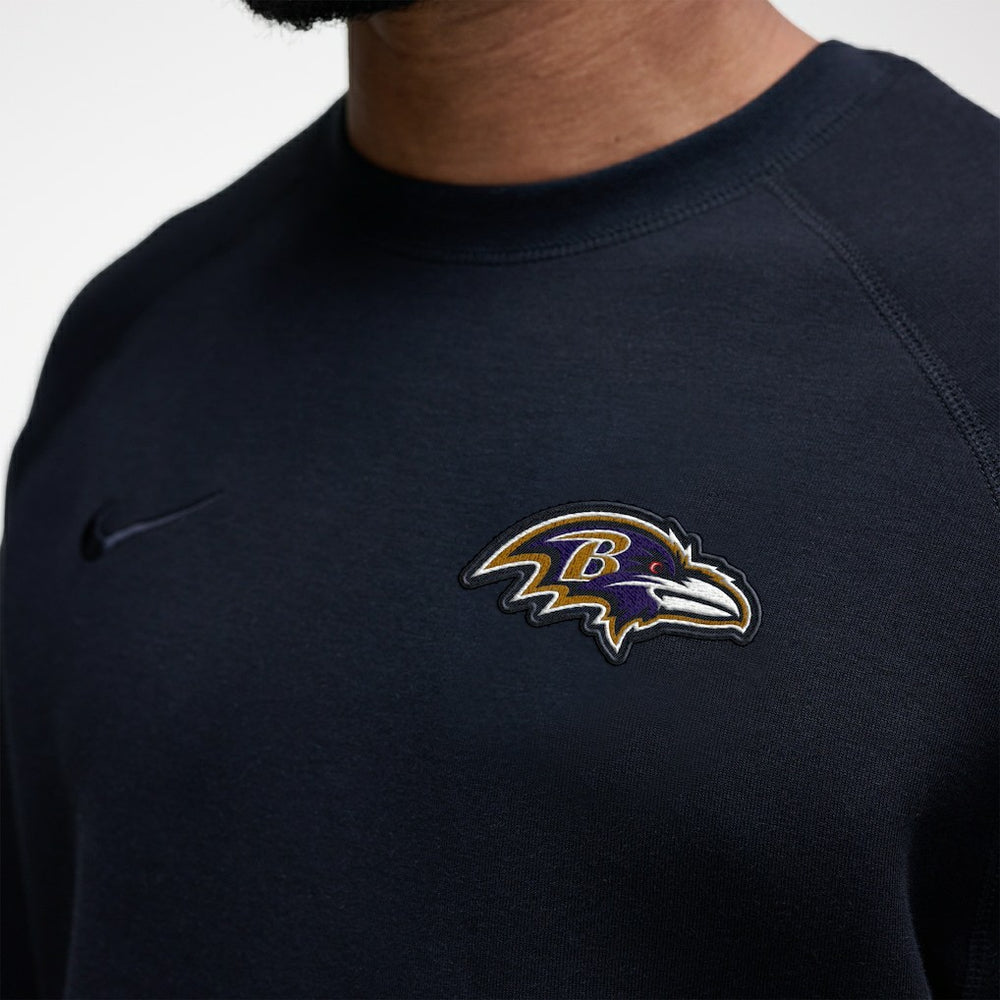Baltimore Ravens Tech Fleece Raglan Sweatshirt Black