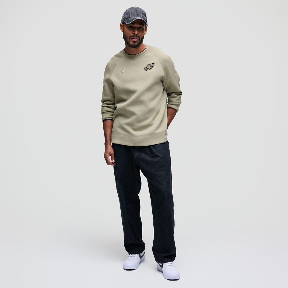 Philadelphia Eagles Tech Fleece Raglan Sweatshirt Olive
