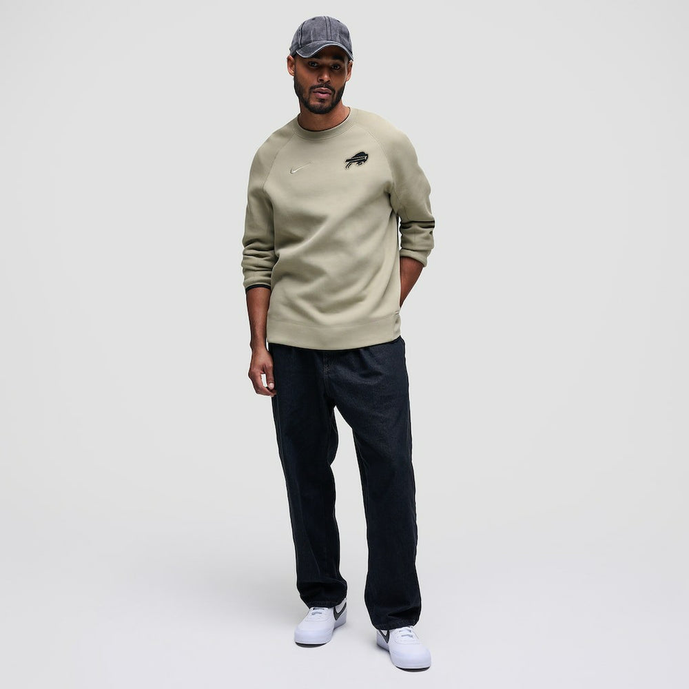 Buffalo Bills Tech Fleece Raglan Sweatshirt Olive