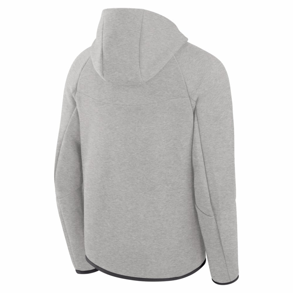 Detroit Tigers Nike Tech Fleece Raglan Full-Zip Windrunner Hoodie - Heather Gray Hoodies
