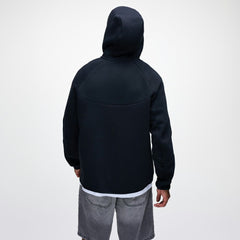 Los Angeles Dodgers Nike Tech Fleece Raglan Full-Zip Windrunner Hoodie - Black Hoodies